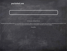 Tablet Screenshot of pearlschool.com